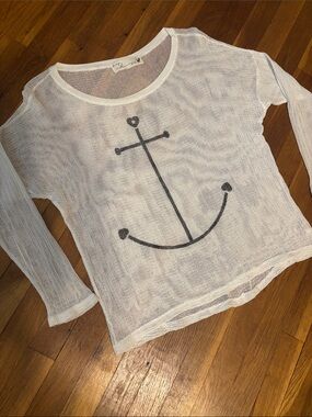 Vintage Havana Cotton Mesh Top Coverup